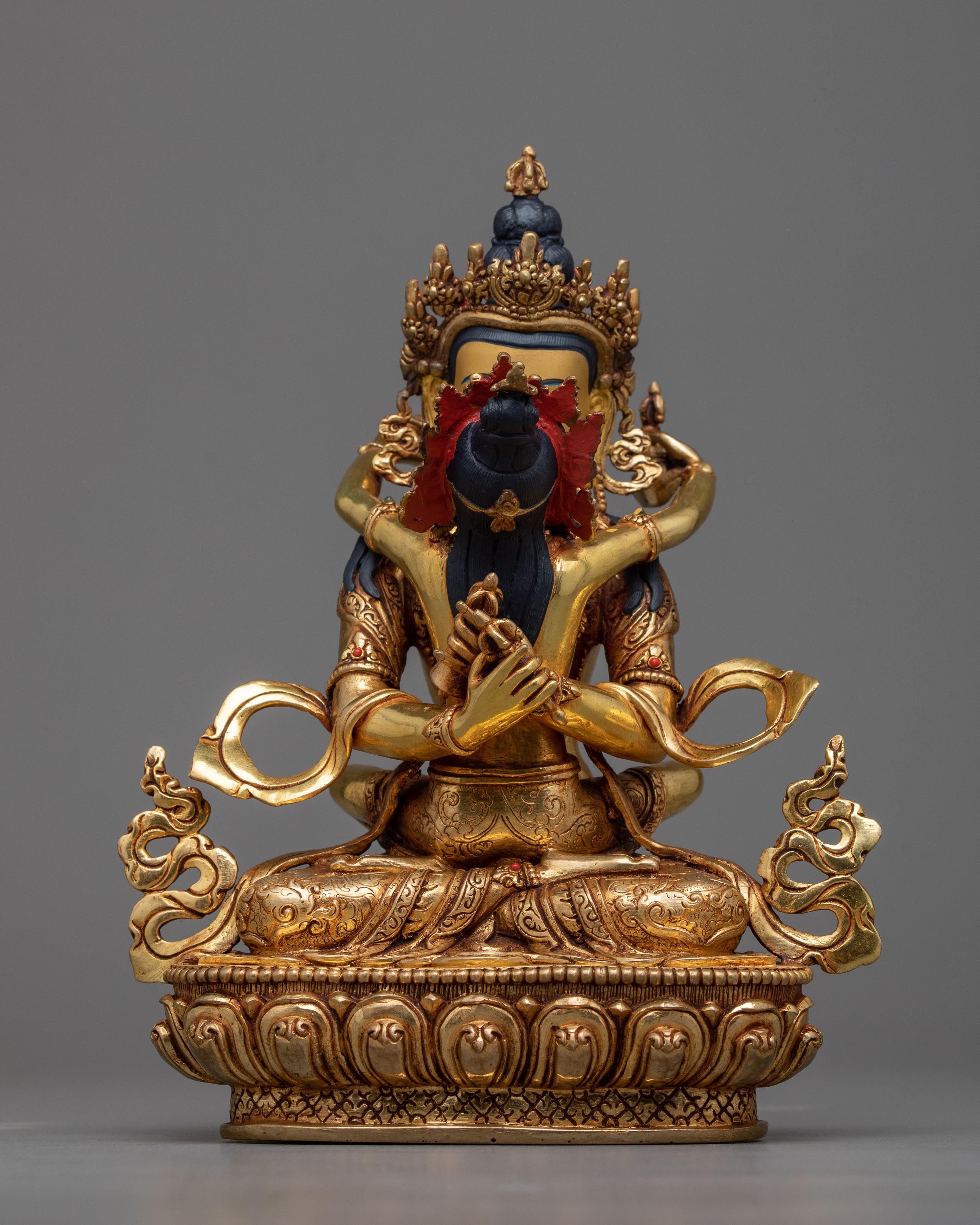 Vajradhara With Consort Sculpture | The Supreme Buddha Of Vajrayana