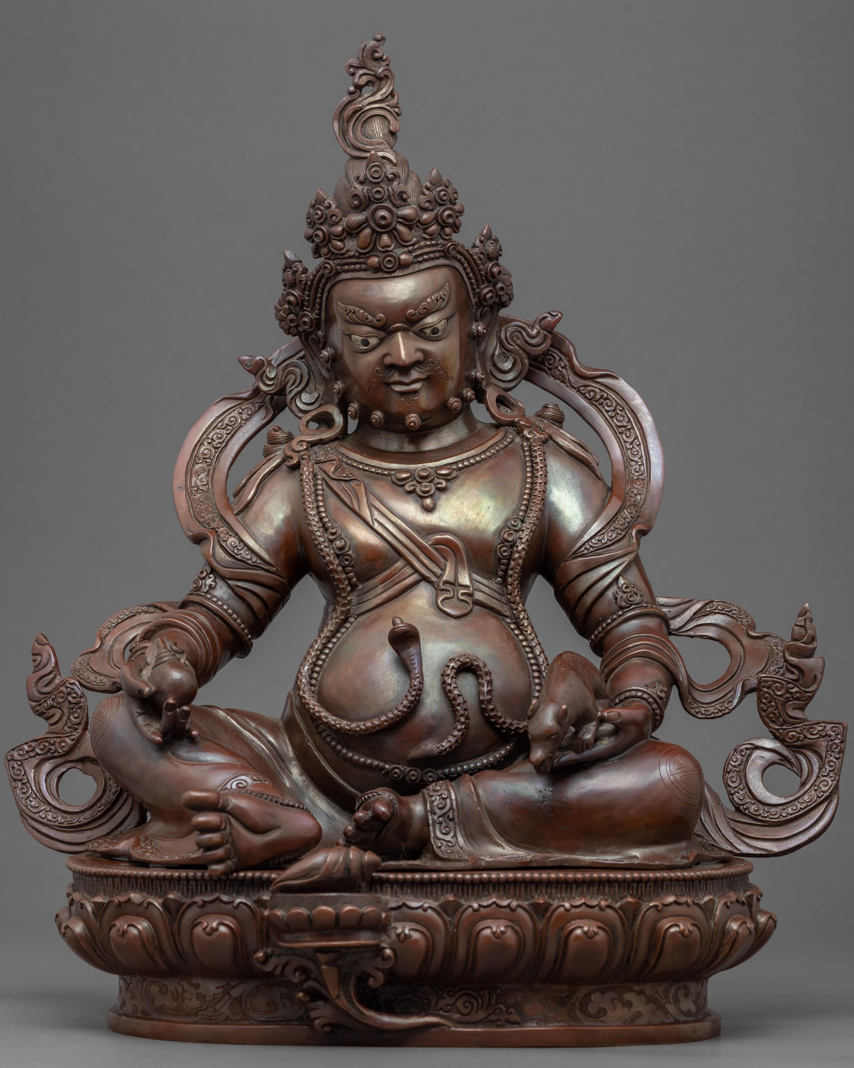 Dzambhala Kubera Statue | Buddhist Himalayan Art