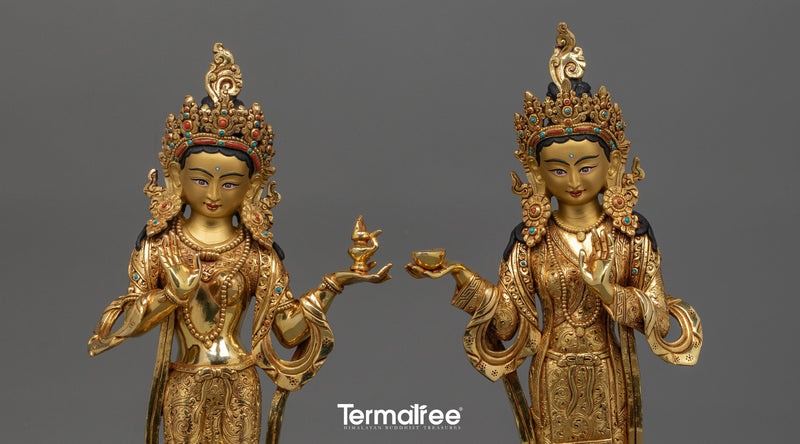 Yeshe Tsogyal and Mandarava