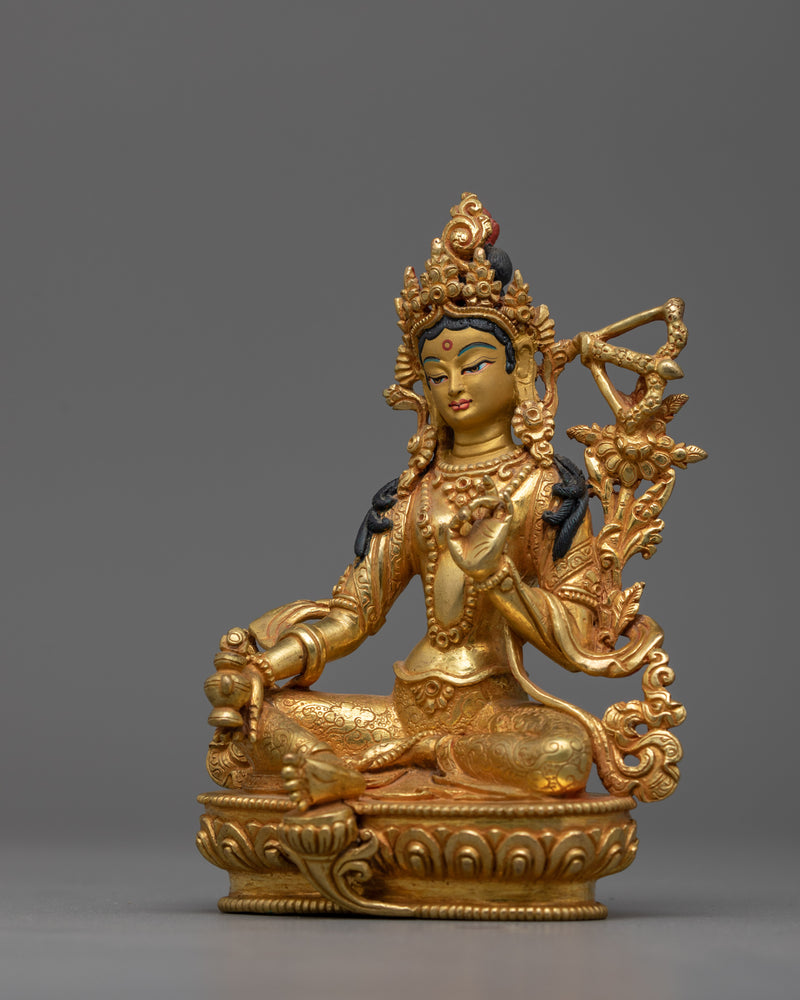 Red Tara Buddhism Tibetan Sculpture for Spiritual Growth | Bringing Positive Influence