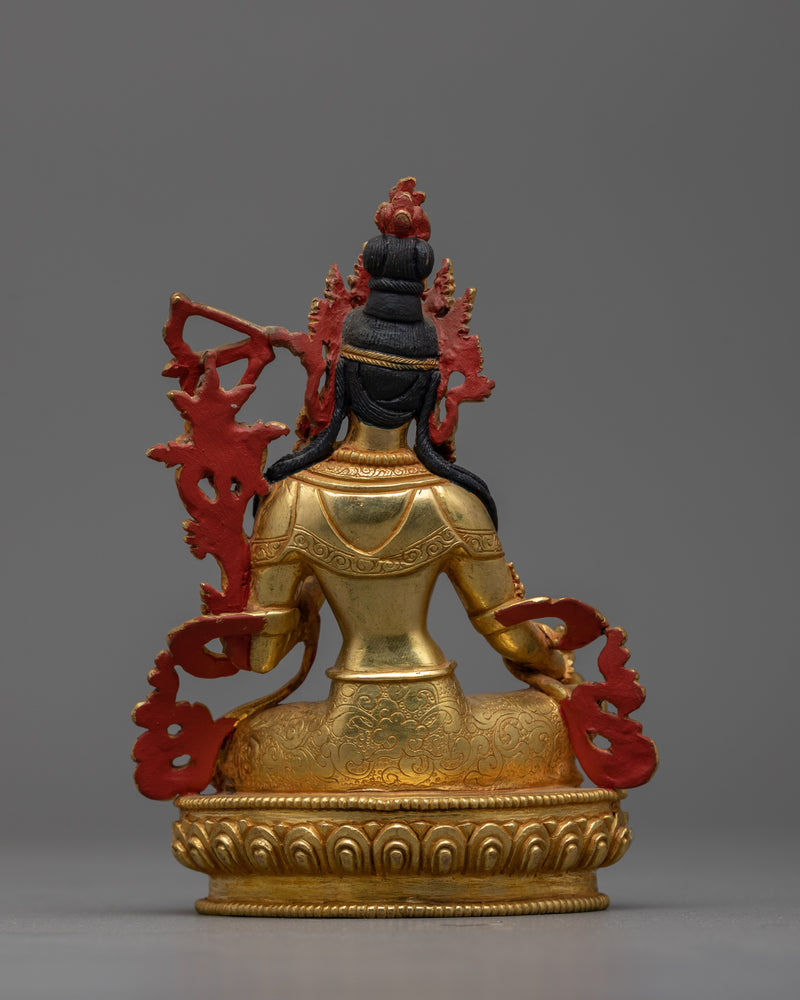 Red Tara Buddhism Tibetan Sculpture for Spiritual Growth | Bringing Positive Influence