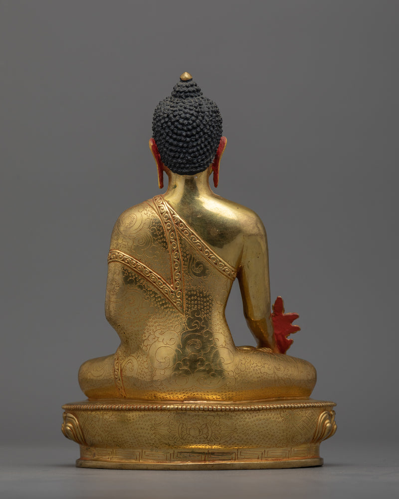 Medicine Buddha Sculpture For Meditation Altar | Supreme Healer Bhaisajyaguru Sculpture