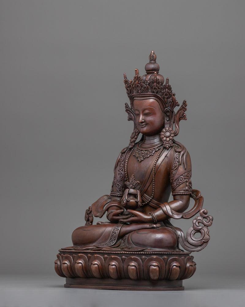 The Deity That Grants Longevity Amitayus Statue | Buddha of Infinite Life