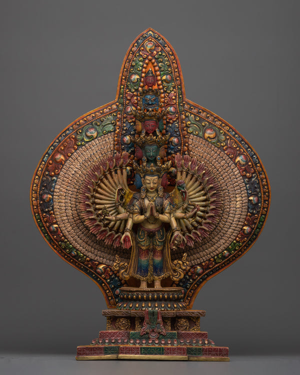 tibetan-deity-1000-armed-chenrezig