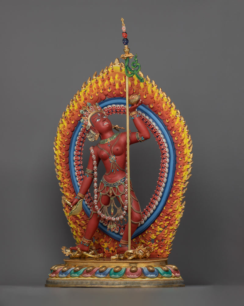 Handmade Buddhist Vajrayogini Tantric Buddhism Sculpture | Spiritual Transformation Art