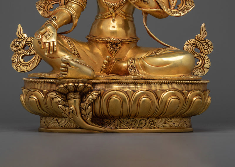 Protector and Savior Green Tara Statue | A Symbol of Compassion and Enlightenment