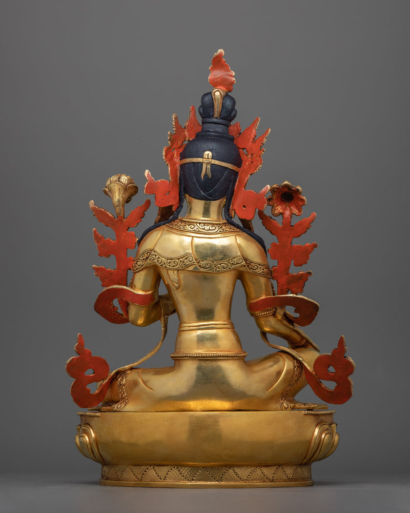 Protector and Savior Green Tara Statue | A Symbol of Compassion and Enlightenment