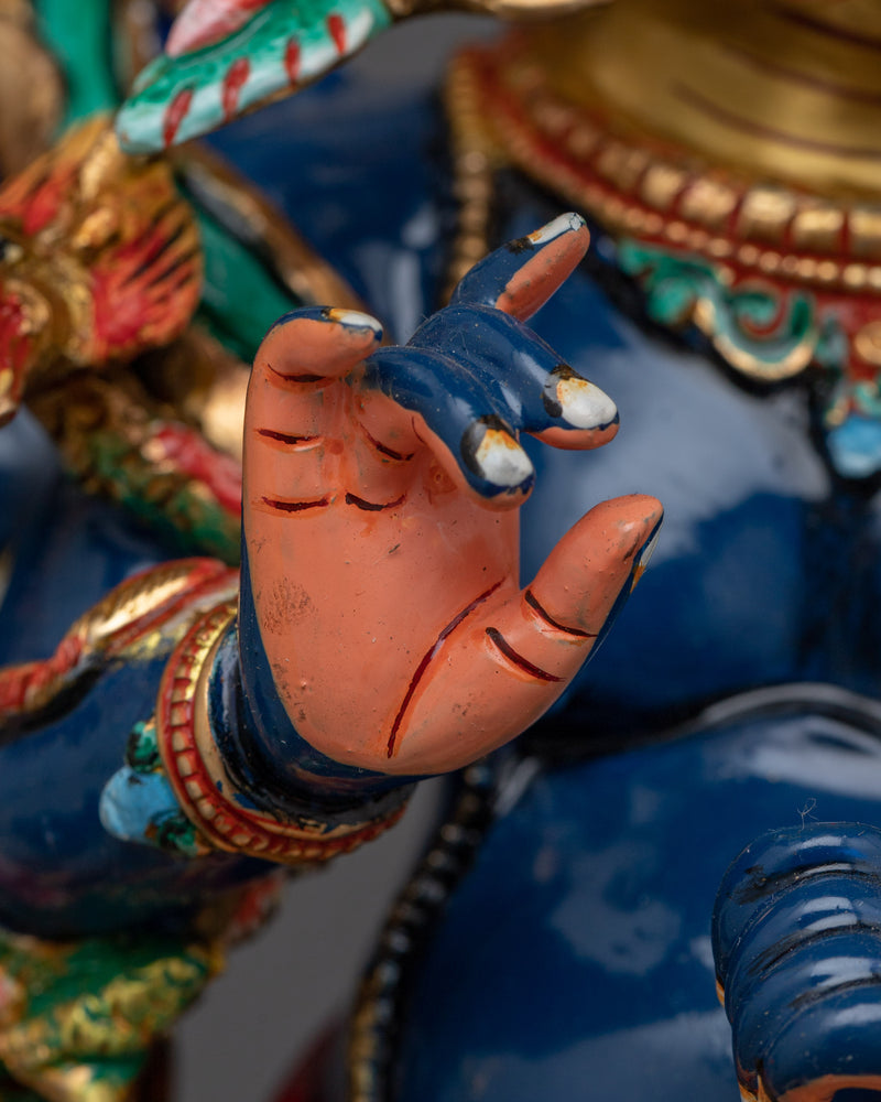 Hindu Mythology Vajrapala Ucchusma Statue | Guardian of Wisdom and Power