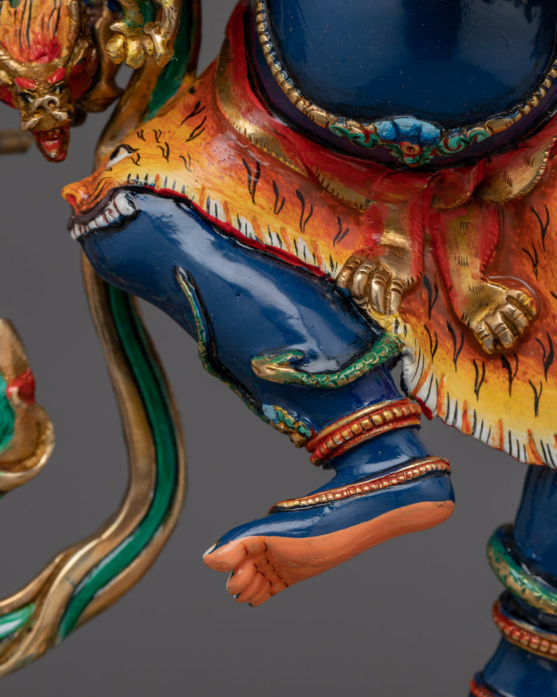 Hindu Mythology Vajrapala Ucchusma Statue | Guardian of Wisdom and Power