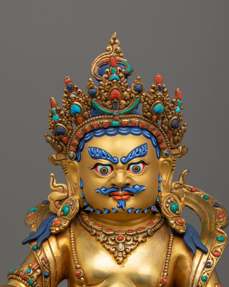 Bodhisattva Jambhala Statue for Shrine | Guardian of Wealth and Abundance