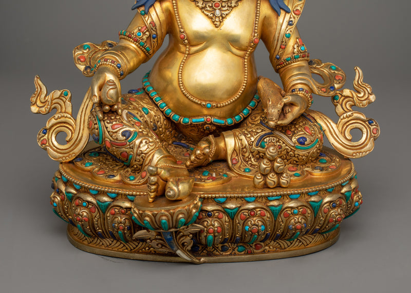 Bodhisattva Jambhala Statue for Shrine | Guardian of Wealth and Abundance