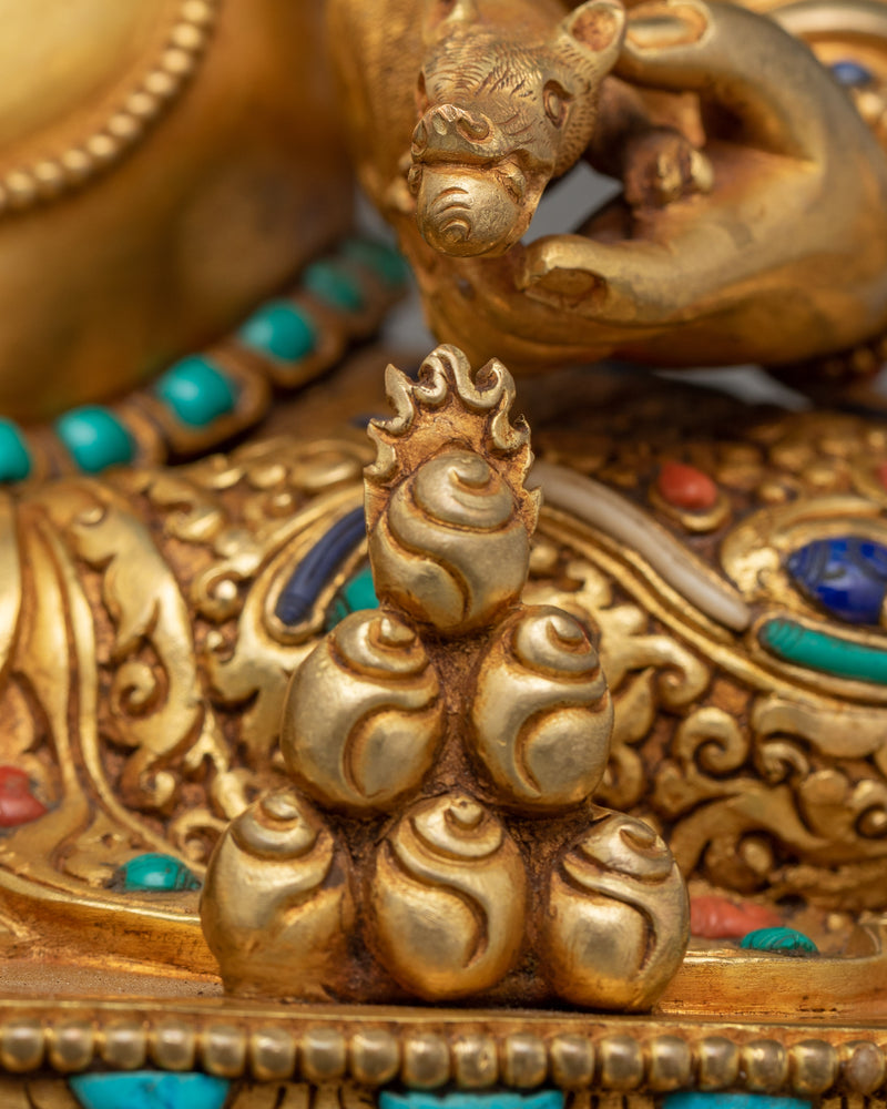 Bodhisattva Jambhala Statue for Shrine | Guardian of Wealth and Abundance