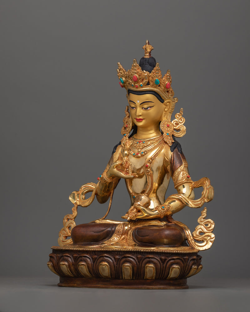 Serene Vajrasattva Tranquil Deity | The Embodiment of Purity and Enlightenment