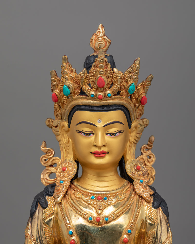 Meditation Bodhisattva Aparamita Amitayus | The Deity of Infinite Life