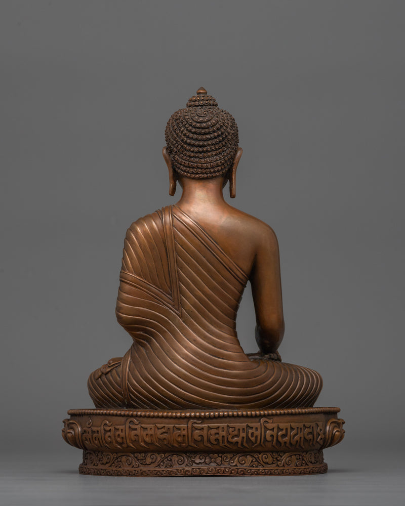 Shakyamuni Buddha Buddhist Shrine Statue | Symbol of Enlightenment and Peace