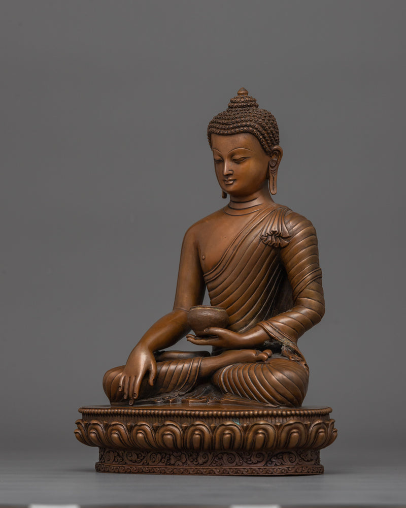 Shakyamuni Buddha Buddhist Shrine Statue | Symbol of Enlightenment and Peace