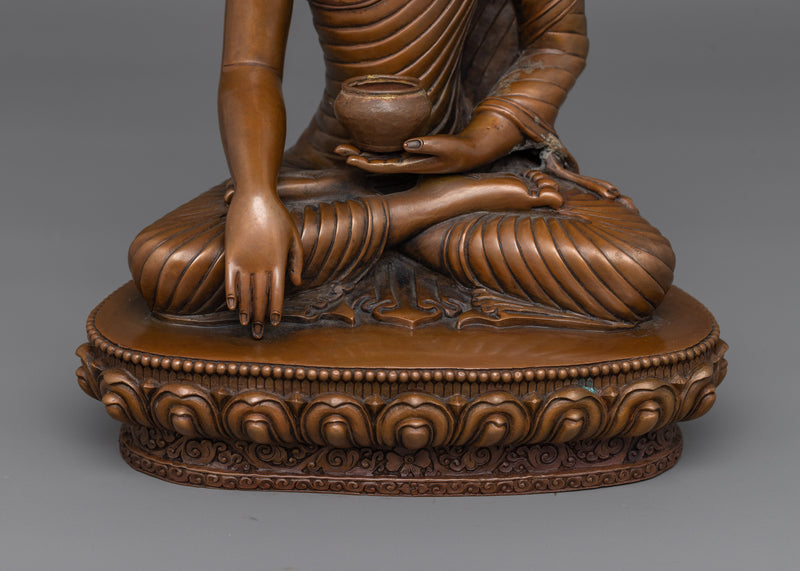 Shakyamuni Buddha Buddhist Shrine Statue | Symbol of Enlightenment and Peace