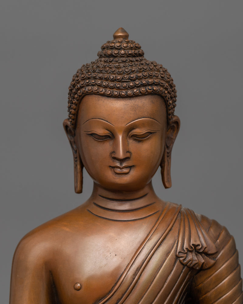 Shakyamuni Buddha Buddhist Shrine Statue | Symbol of Enlightenment and Peace