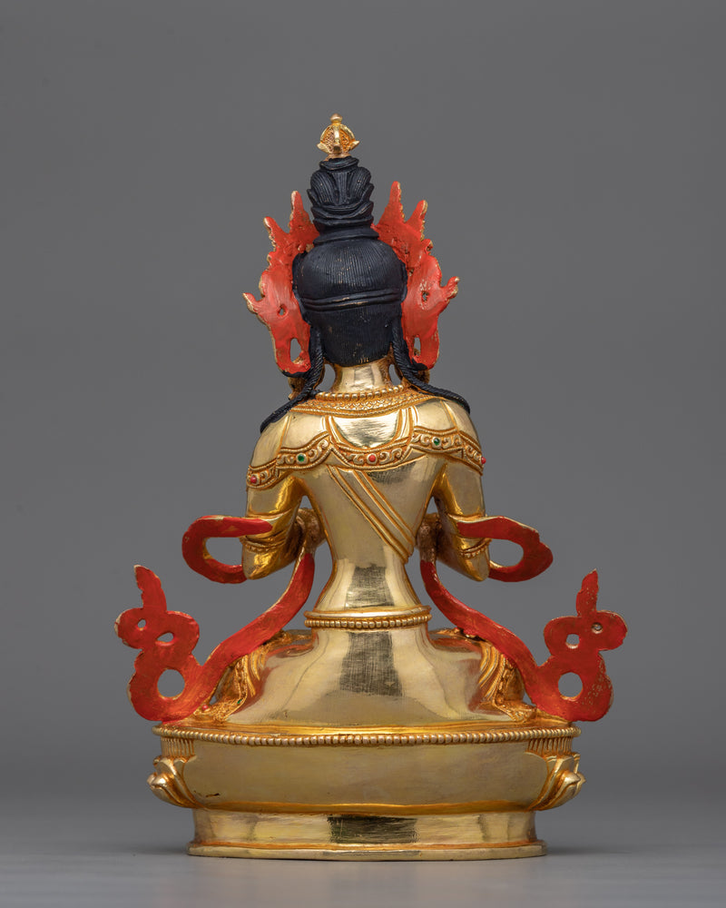 Dorje Chang Vajradhara Figurine for Altar | Handcrafted Buddhist Art for Meditation Decor