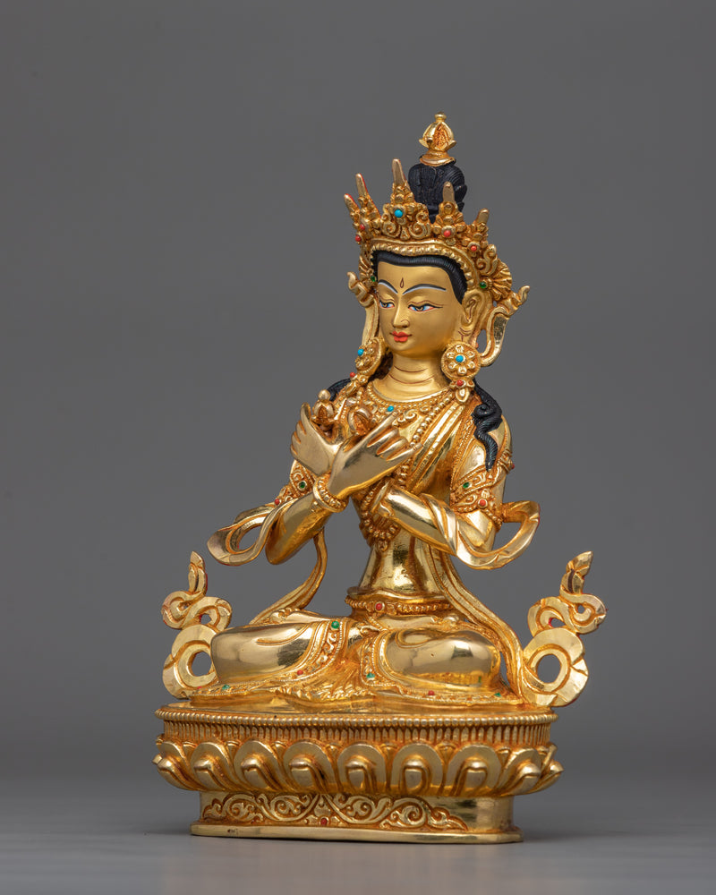 Dorje Chang Vajradhara Figurine for Altar | Handcrafted Buddhist Art for Meditation Decor