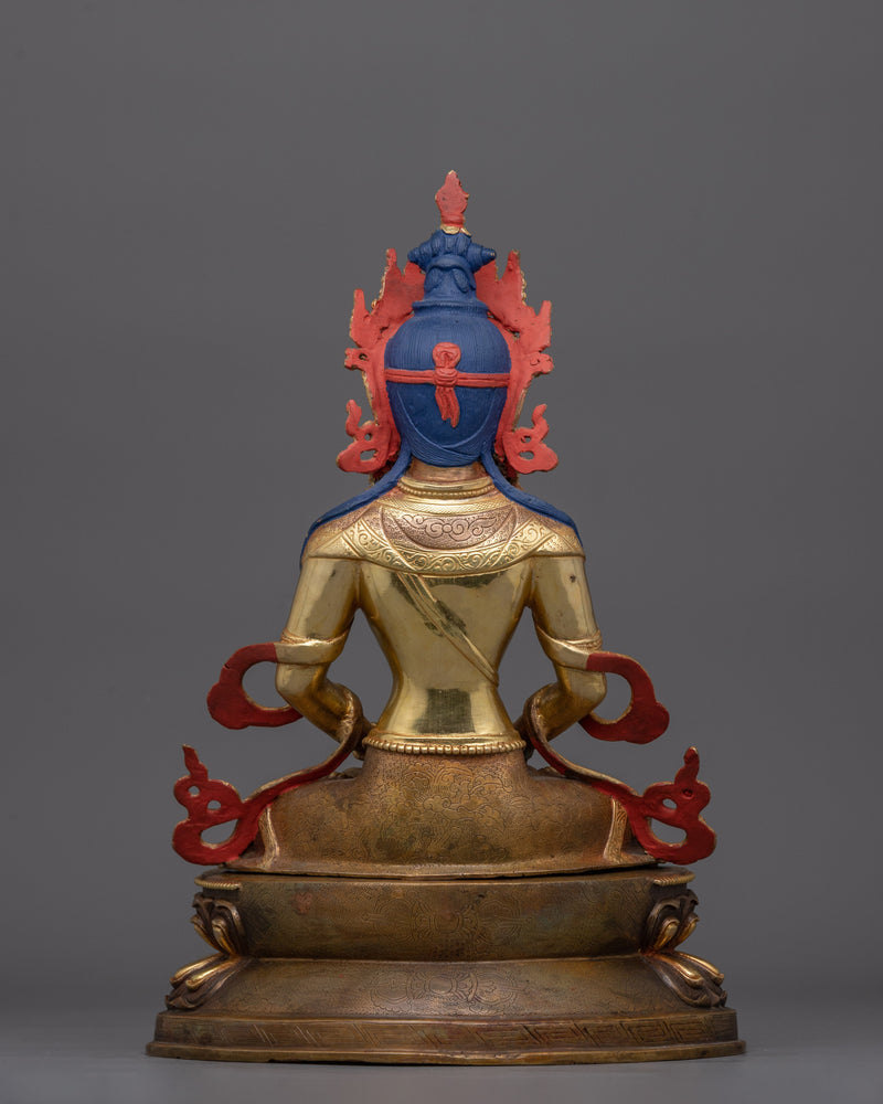 Amitayus Bodhisattva of Long Life Statue | Symbol of Longevity and Prosperity