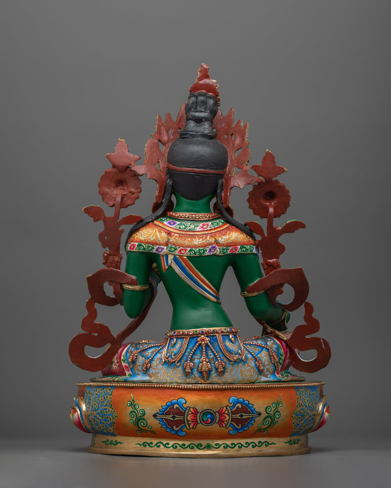 Supreme Mother Green Tara Buddha Art and Craft | The Compassionate Protector