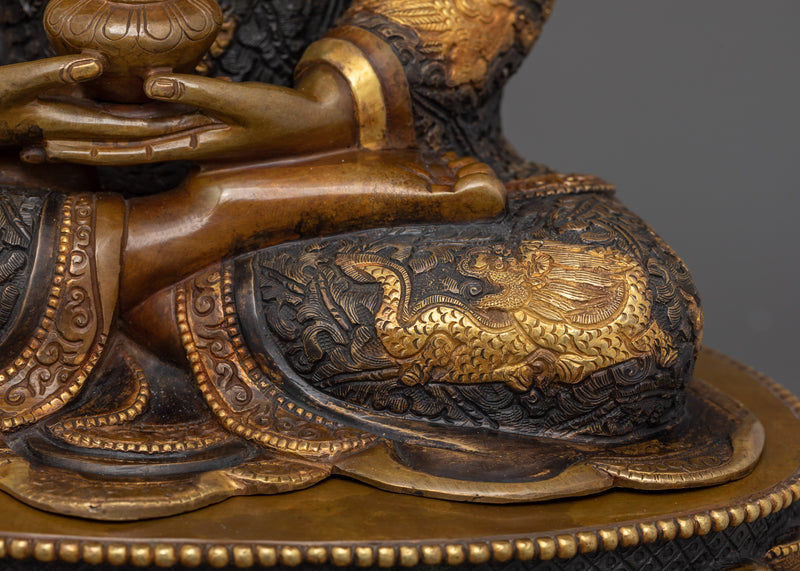 Eternal Light Buddha Amitabha Handcarved Statue | The Embodiment of Infinite Wisdom