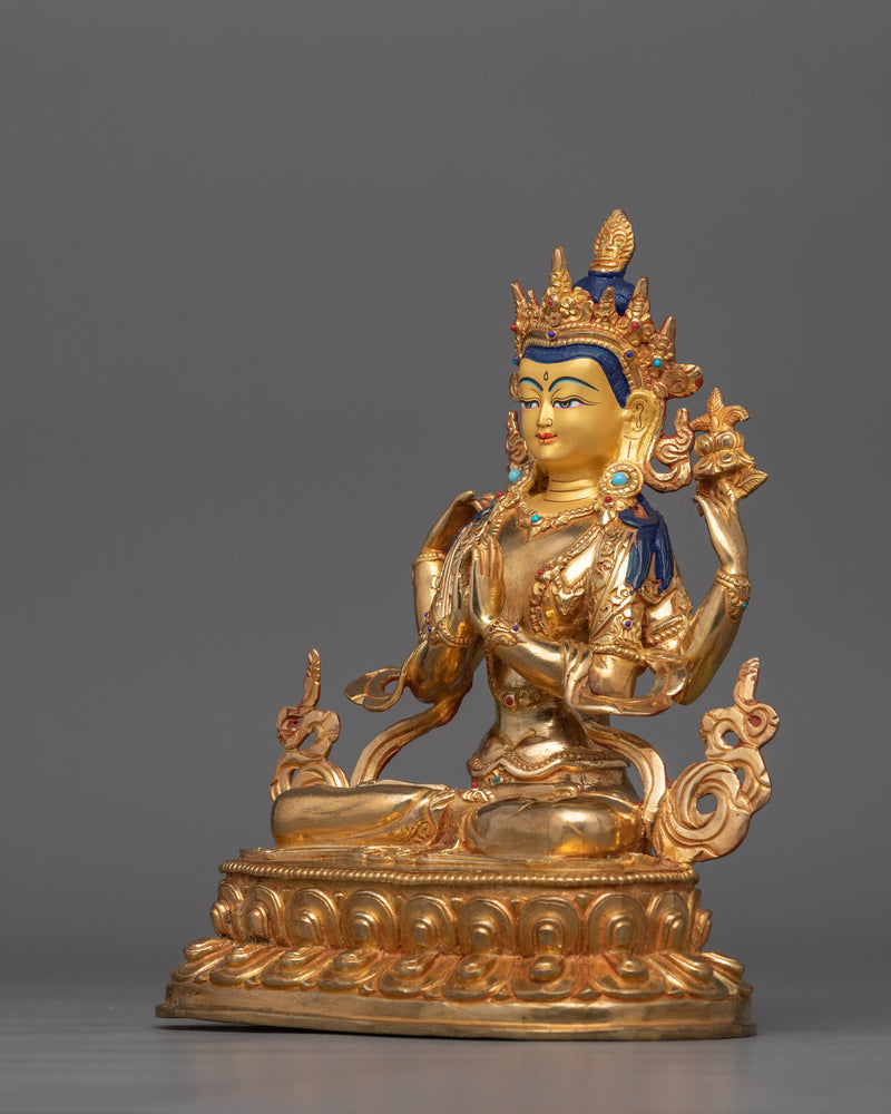 Arya Avalokiteshvara Figurine for Shrine | Embodiment of Boundless Compassion