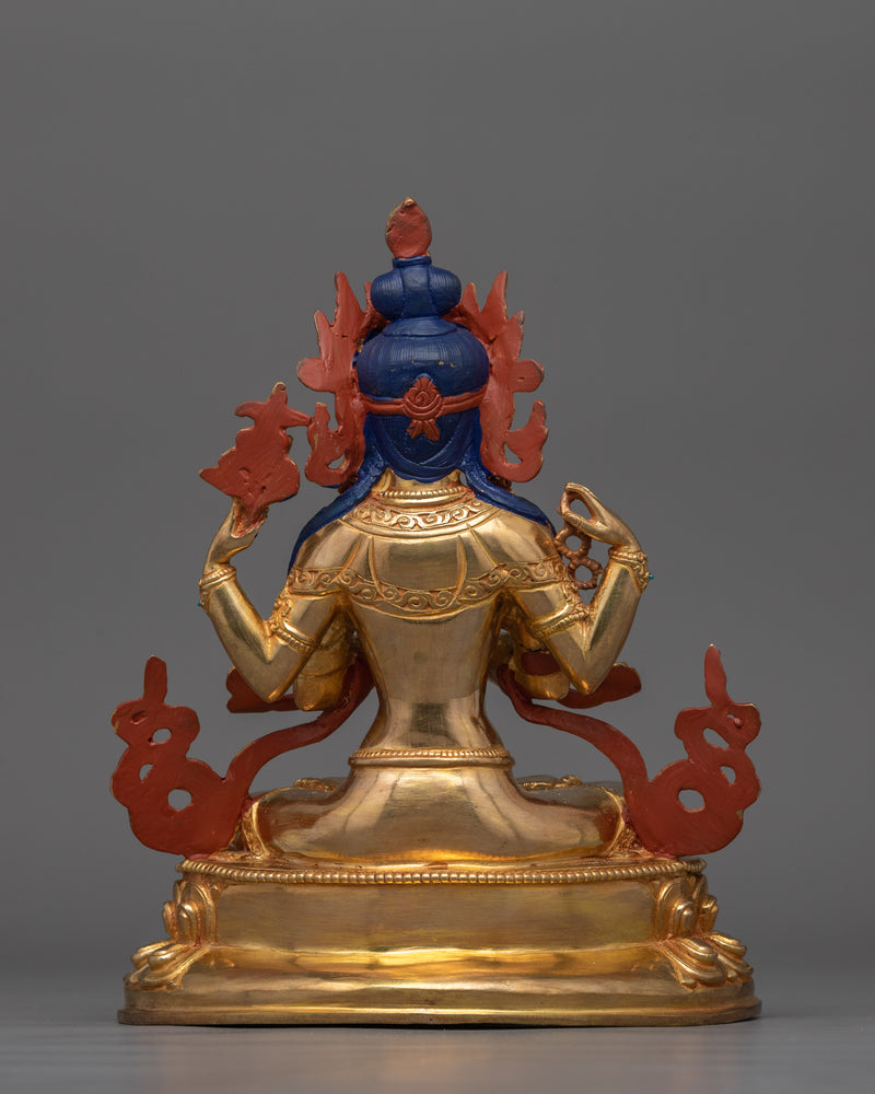 Arya Avalokiteshvara Figurine for Shrine | Embodiment of Boundless Compassion