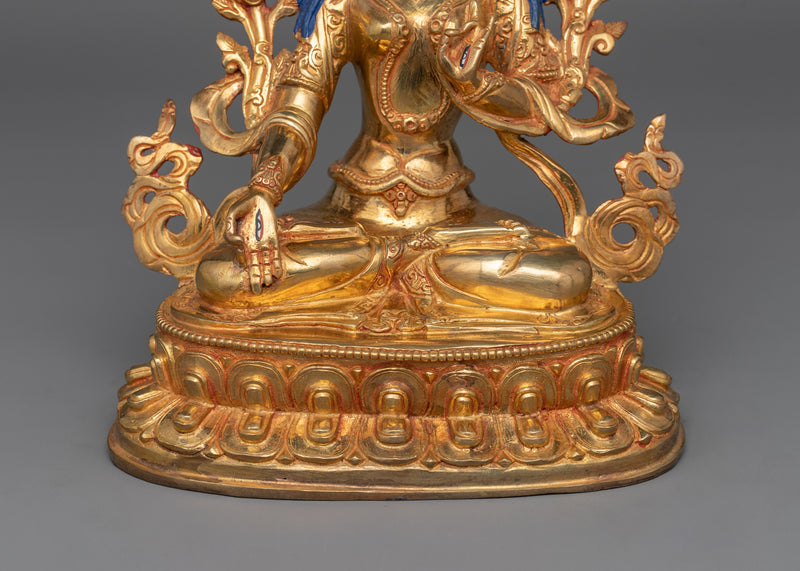 Sacred White Tara Long Life Goddess Statue | Tibetan Protection and Longevity Art