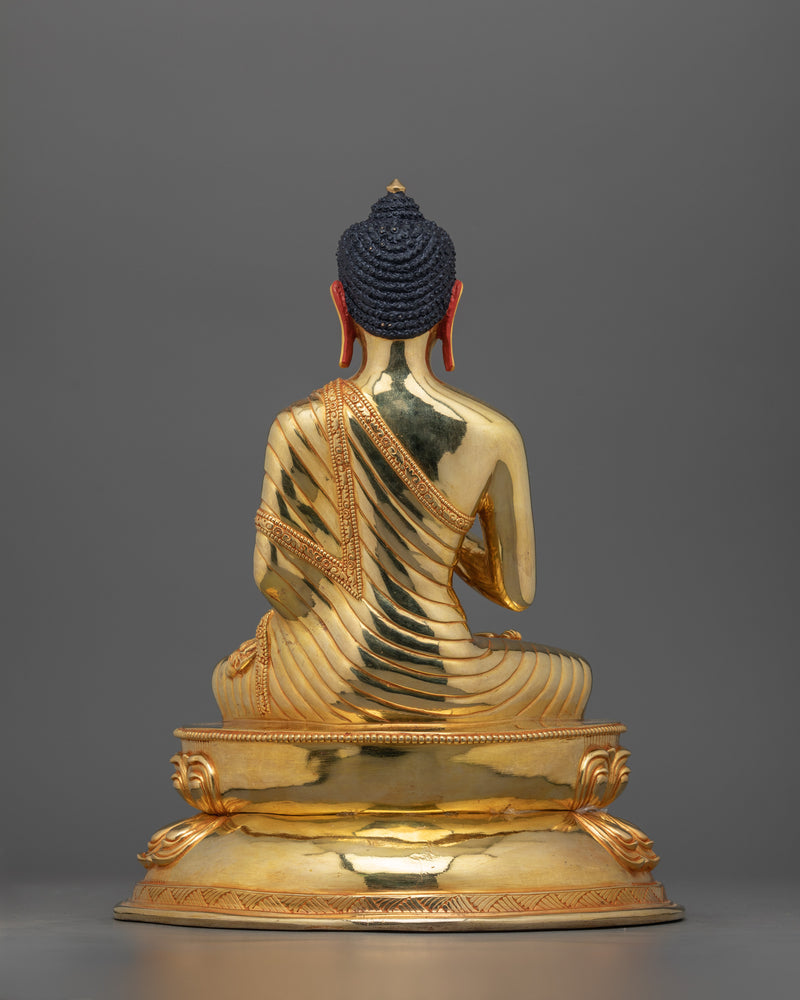 The Statue of Amogasiddhi Buddha Sculpture | Vajrayana Buddhism Dhyani Buddha