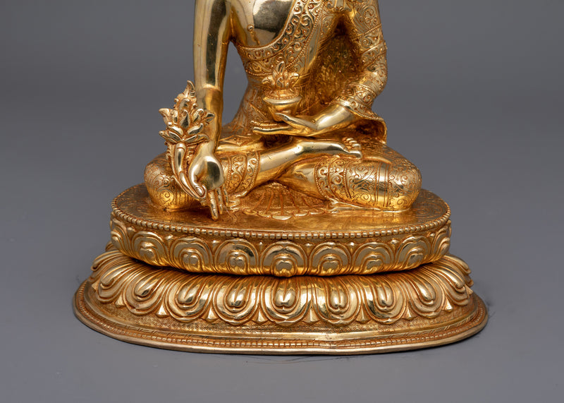 The Statue of Buddhist Healing Deity (Medicine Buddha) | Buddha of Healing