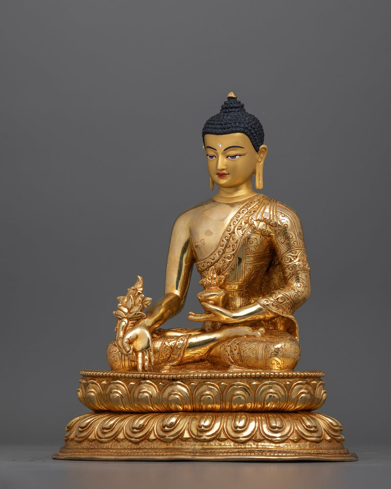 The Statue of Buddhist Healing Deity (Medicine Buddha) | Buddha of Healing