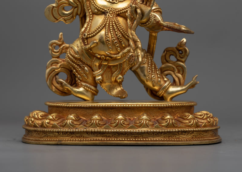 Buddhist Protector Vajrapani Traditional Figure | Guardian of Enlightenment Decor