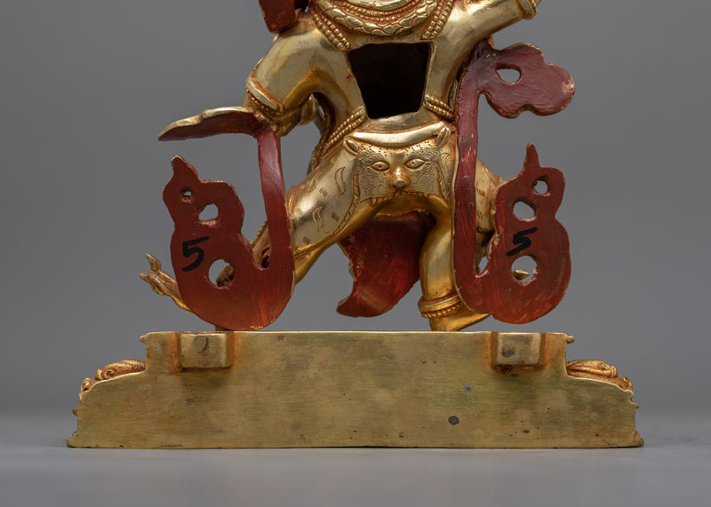 Buddhist Protector Vajrapani Traditional Figure | Guardian of Enlightenment Decor