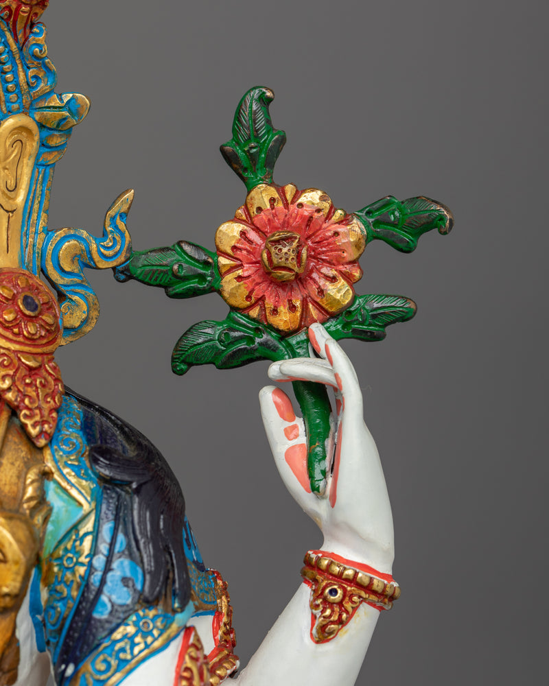 Chenrezig Bodhisattva Figure in Vajrayana Buddhism | Tibetan Buddhist of Compassion