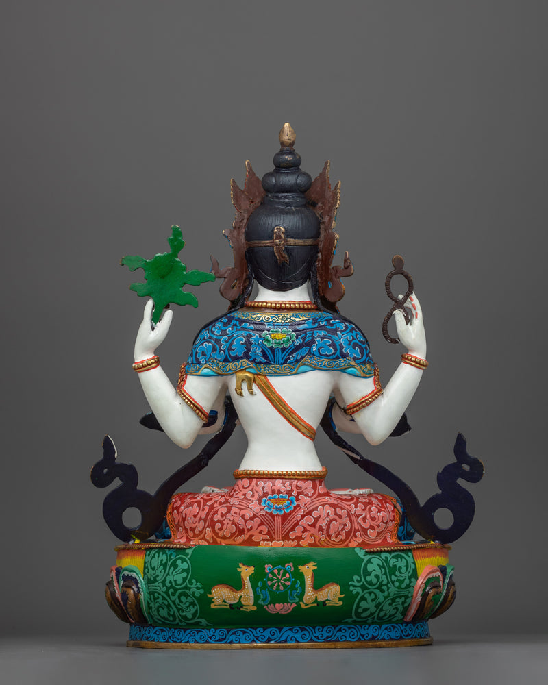 Chenrezig Bodhisattva Figure in Vajrayana Buddhism | Tibetan Buddhist of Compassion