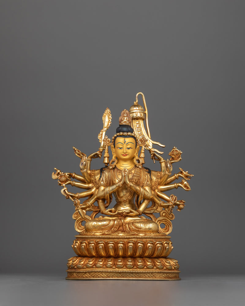 Chundi Goddess of Victory and Prosperity | Enlightened Meditation Decor