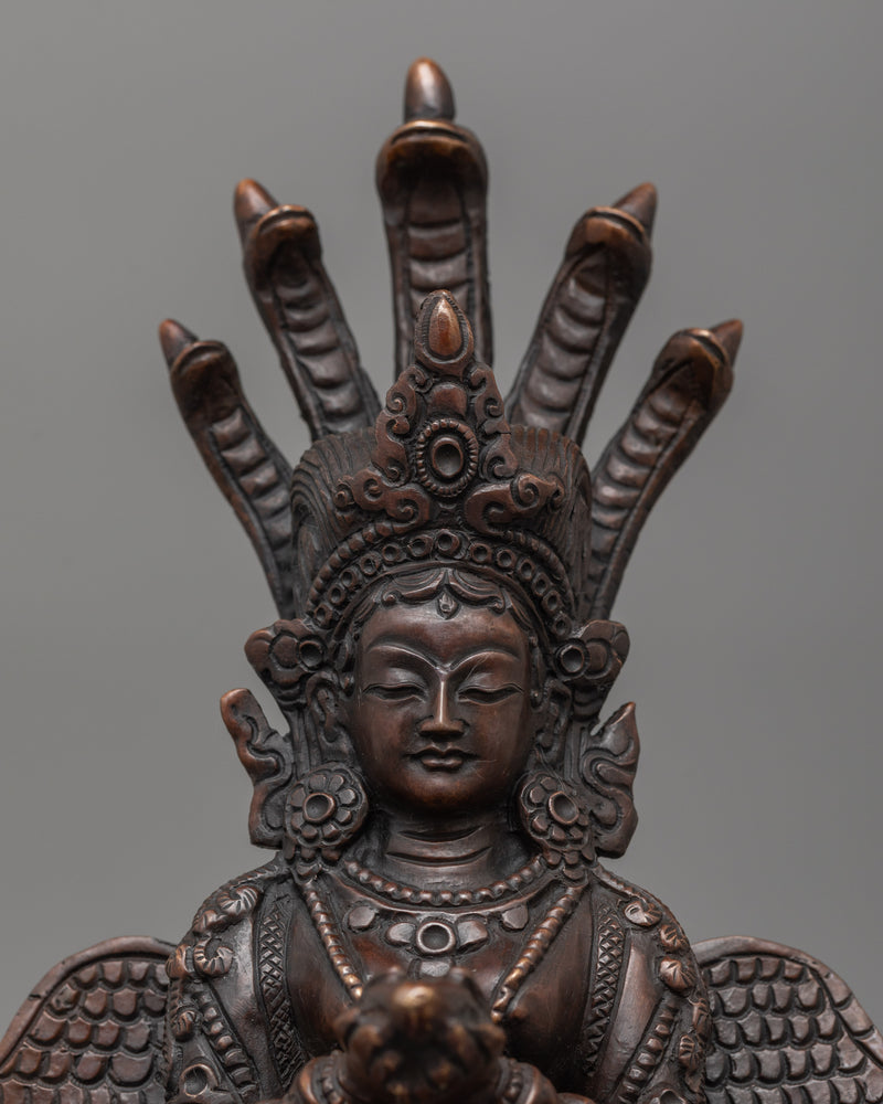 Nag Kanya Sacred Tibetan Goddess Statue | Bodhisattva Shrine Decor