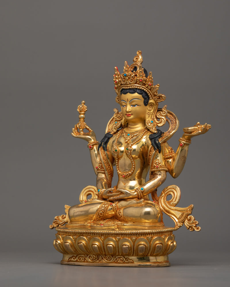 Bodhisattva Prajnaparamita Wisdom Statue | The consort of Vajradhara