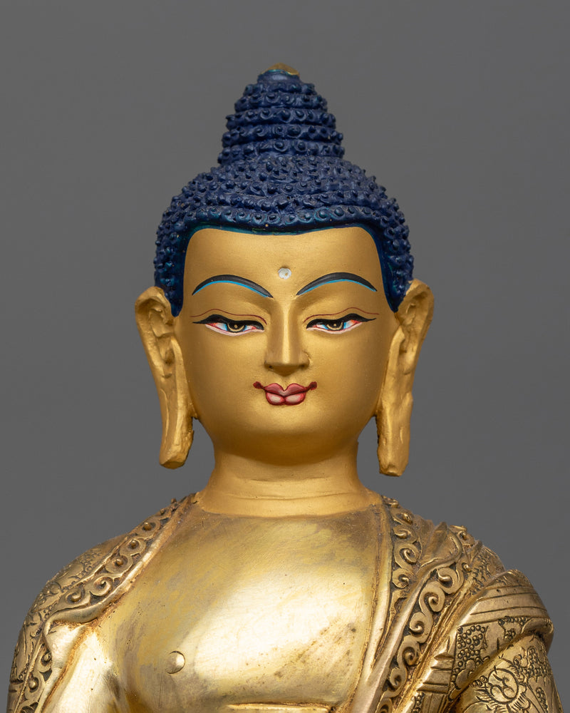 Buddha Shakyamuni Zen Decor for Shrines and Altars | Symbol of Enlightened Serenity