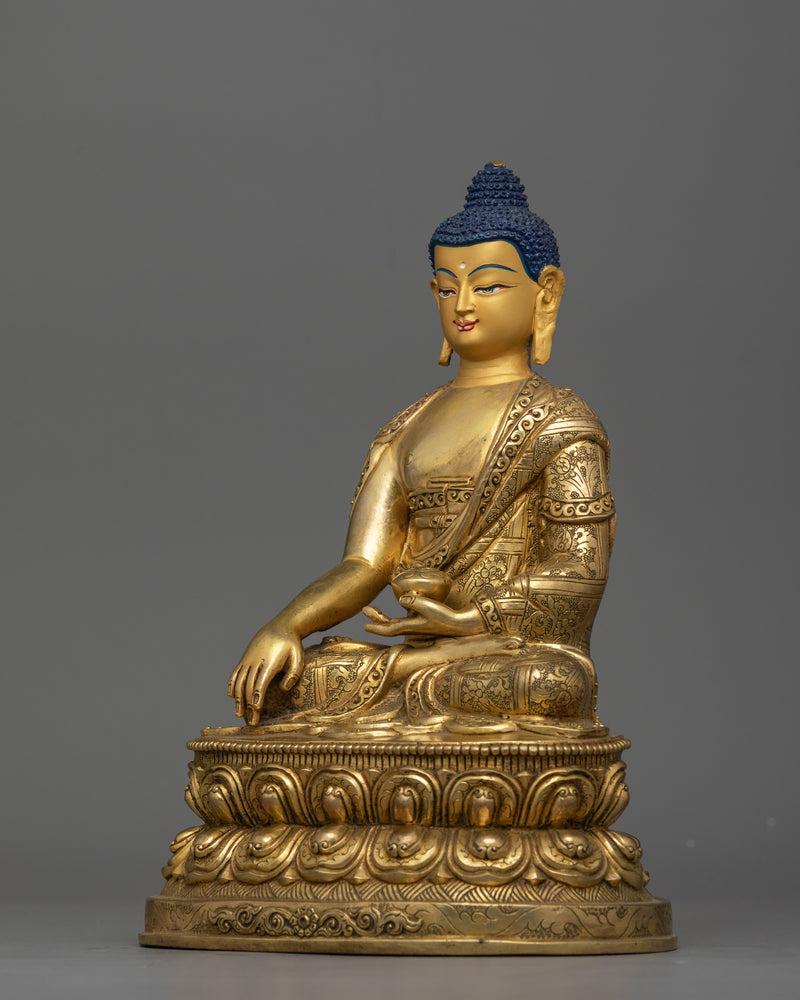 Buddha Shakyamuni Zen Decor for Shrines and Altars | Symbol of Enlightened Serenity