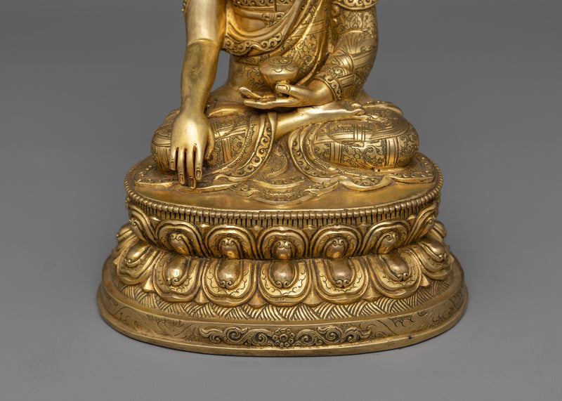 Buddha Shakyamuni Zen Decor for Shrines and Altars | Symbol of Enlightened Serenity