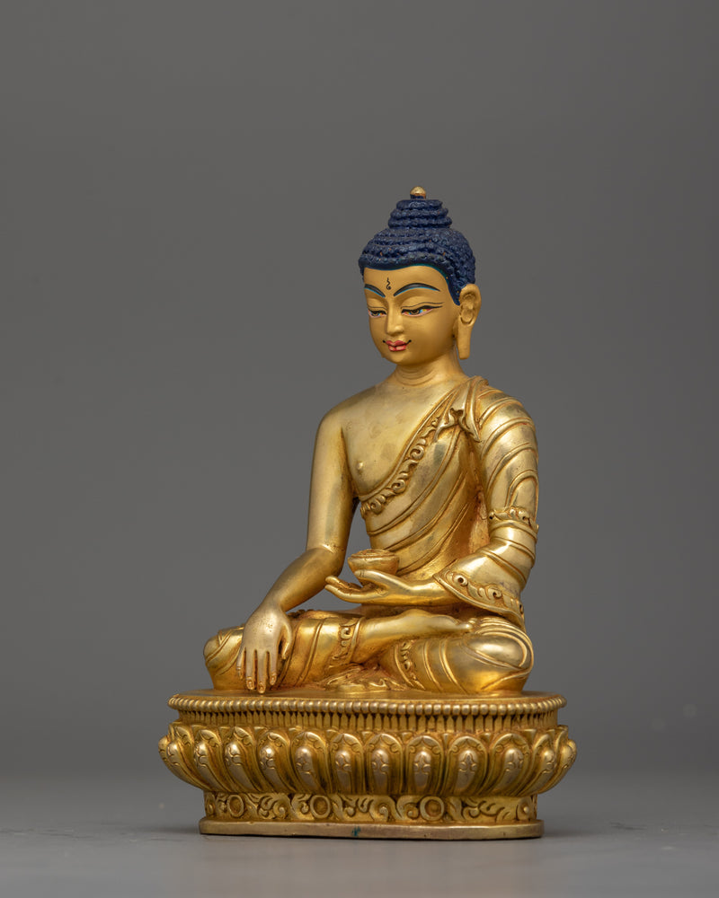 Shakyamuni Buddha For Mindfulness Mini Statue | Perfect for Spiritual Decor and Practice