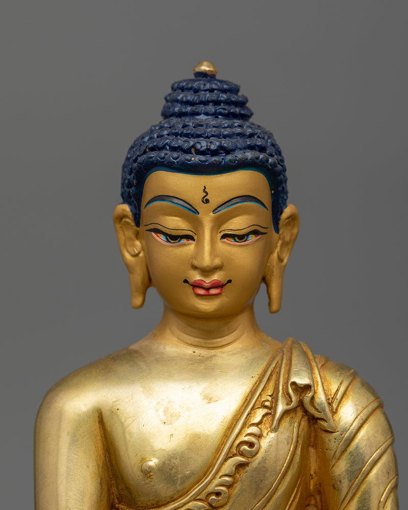 Shakyamuni Buddha For Mindfulness Mini Statue | Perfect for Spiritual Decor and Practice