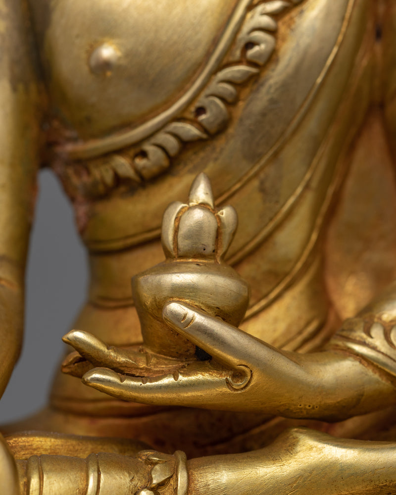 Bhaisajyaguru Buddhist Sculpture for Inner Healing | Spiritual Decor for Wellness