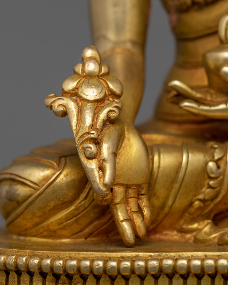 Bhaisajyaguru Buddhist Sculpture for Inner Healing | Spiritual Decor for Wellness