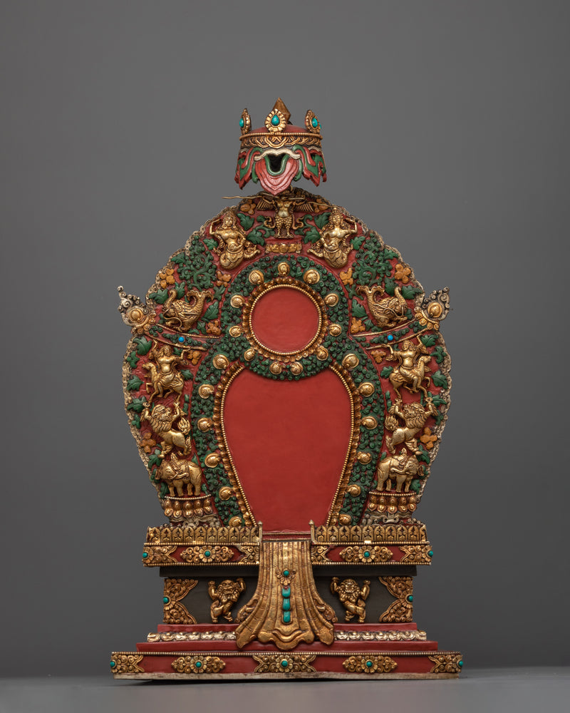 Shakyamuni Buddha Figurine with Throne | A Divine Reminder of the Path to Liberation