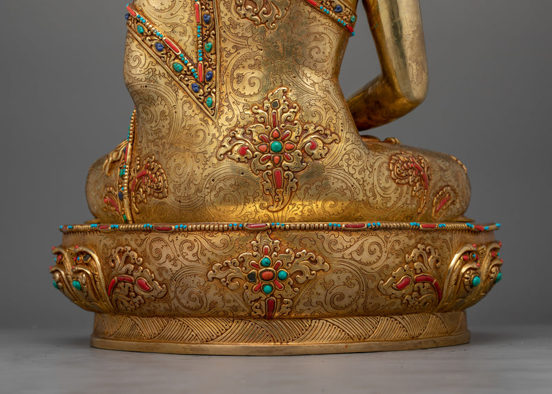 Tibetan Buddhist Amitabha Buddha Statue | Pure Land Dharma Buddha