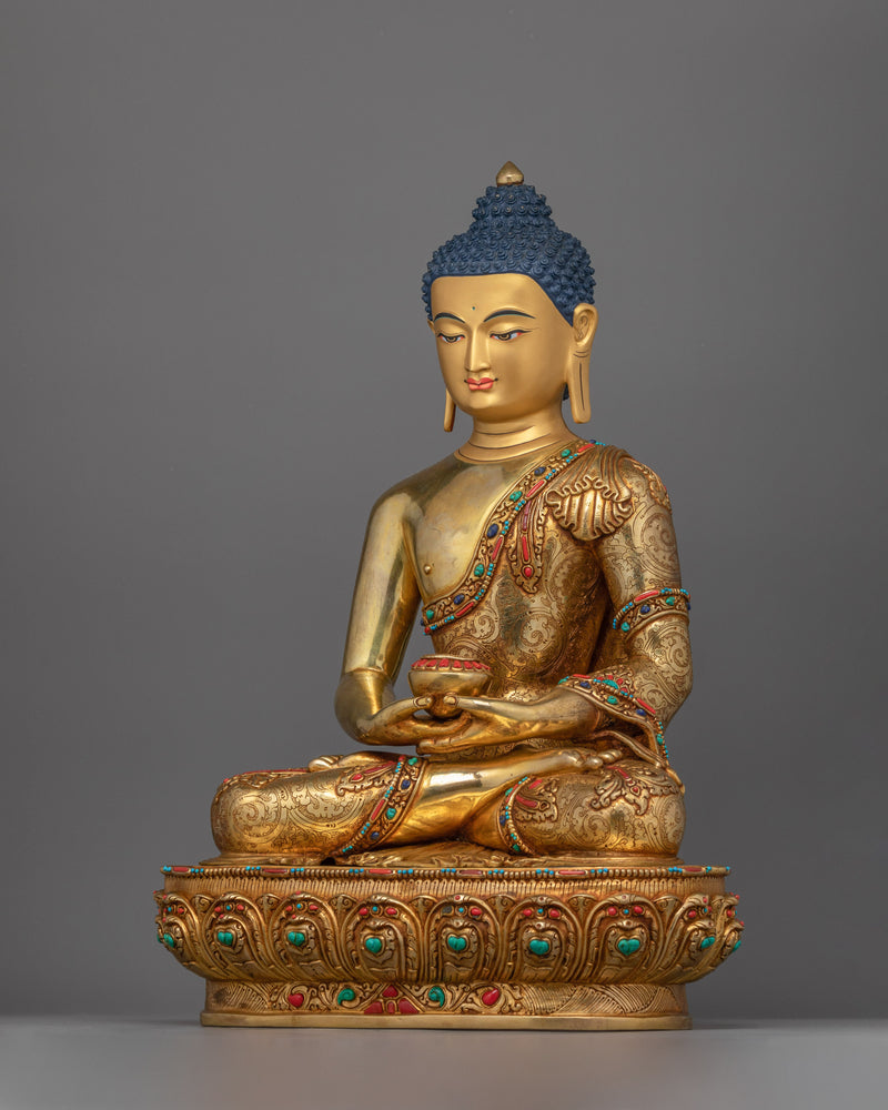 Tibetan Buddhist Amitabha Buddha Statue | Pure Land Dharma Buddha